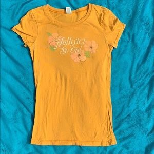 Gold hollister shirt
